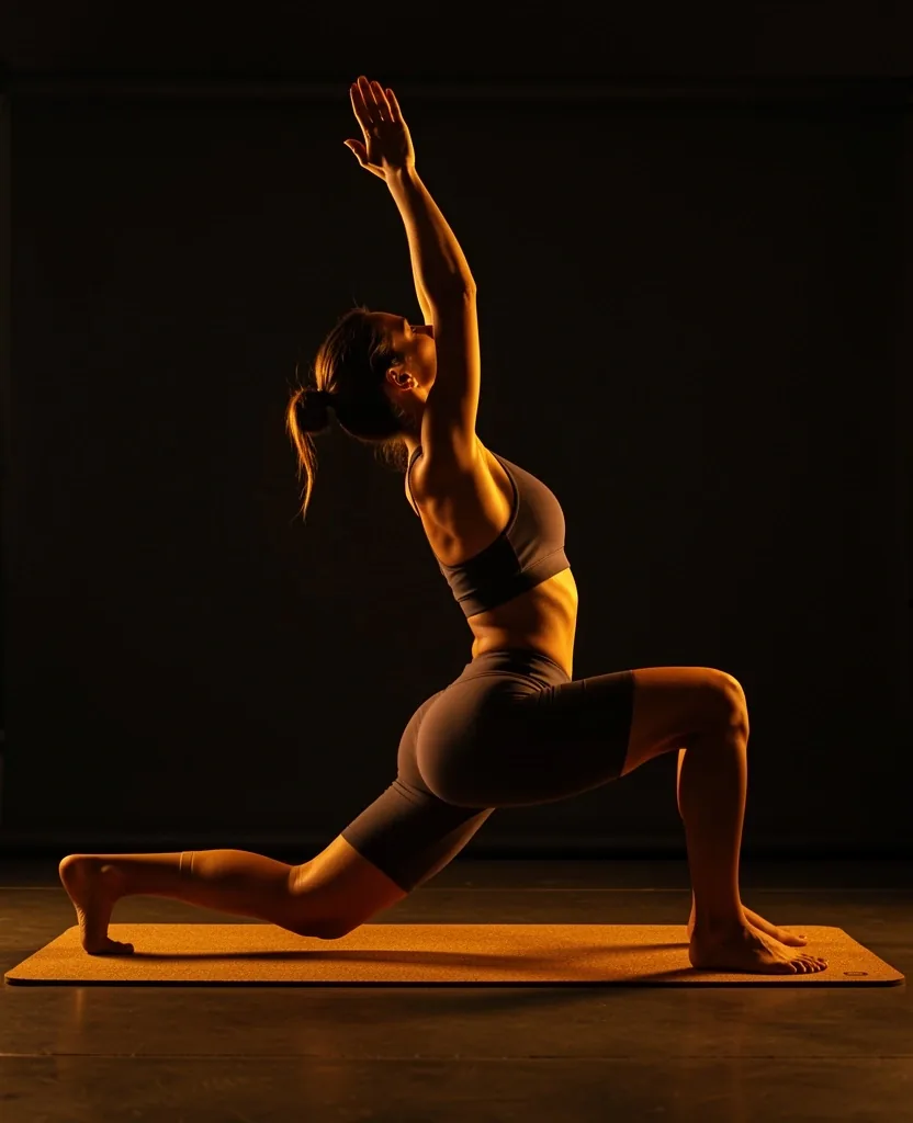 Étirement profond en posture de yoga